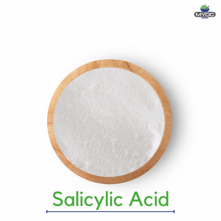 MYOC Salicylic Acid Powder, BHA Exfoliant, Acne Control, Pore Clarifying, Cosmetic Grade
