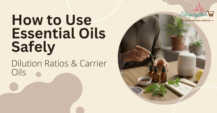 How to Use Essential Oils Safely: Dilution Ratios & Carrier Oils