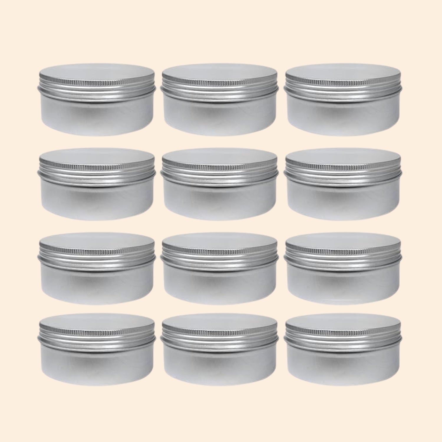 Refillable Aluminum Tin Jar- 100g
