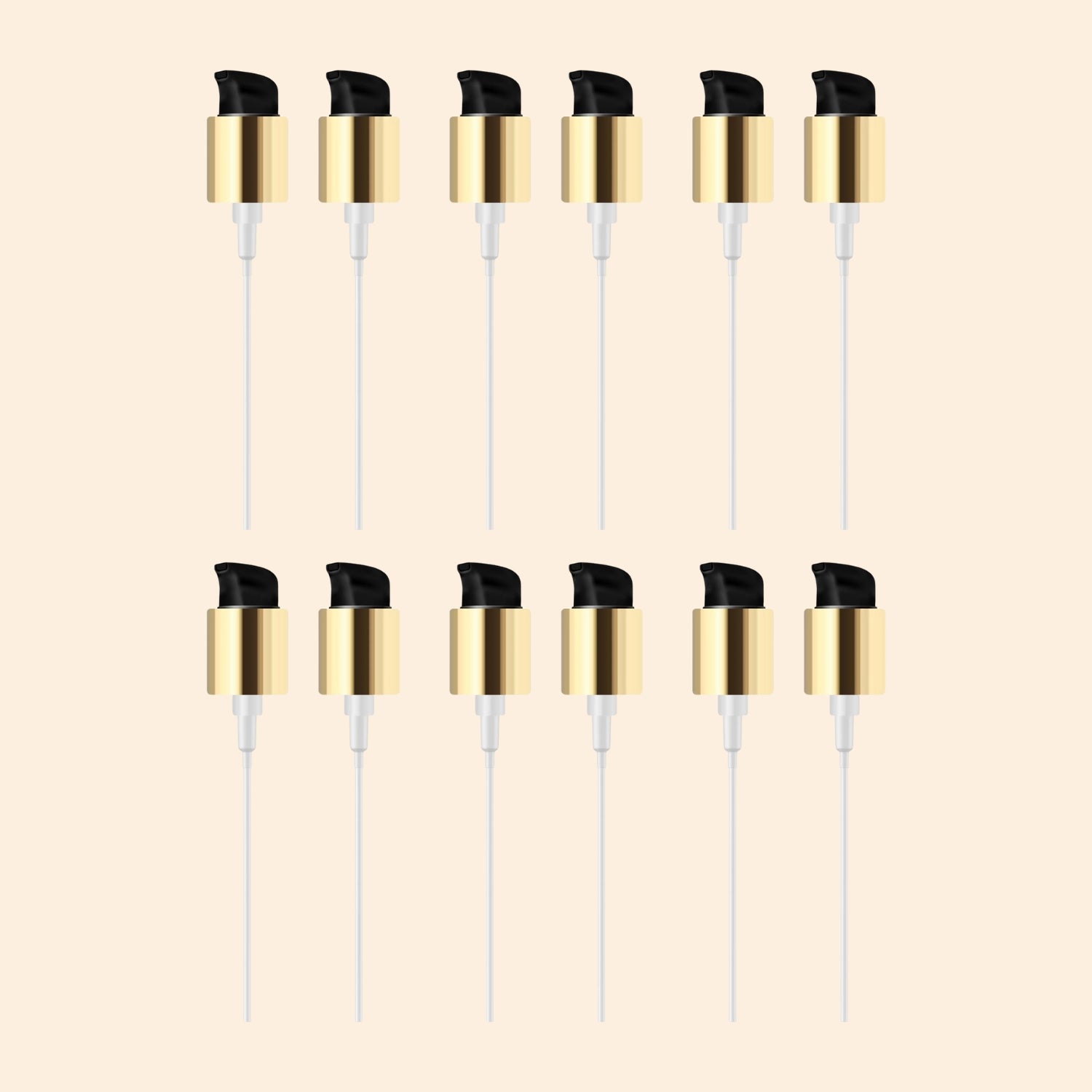 Gold Pump Dispenser 100ml