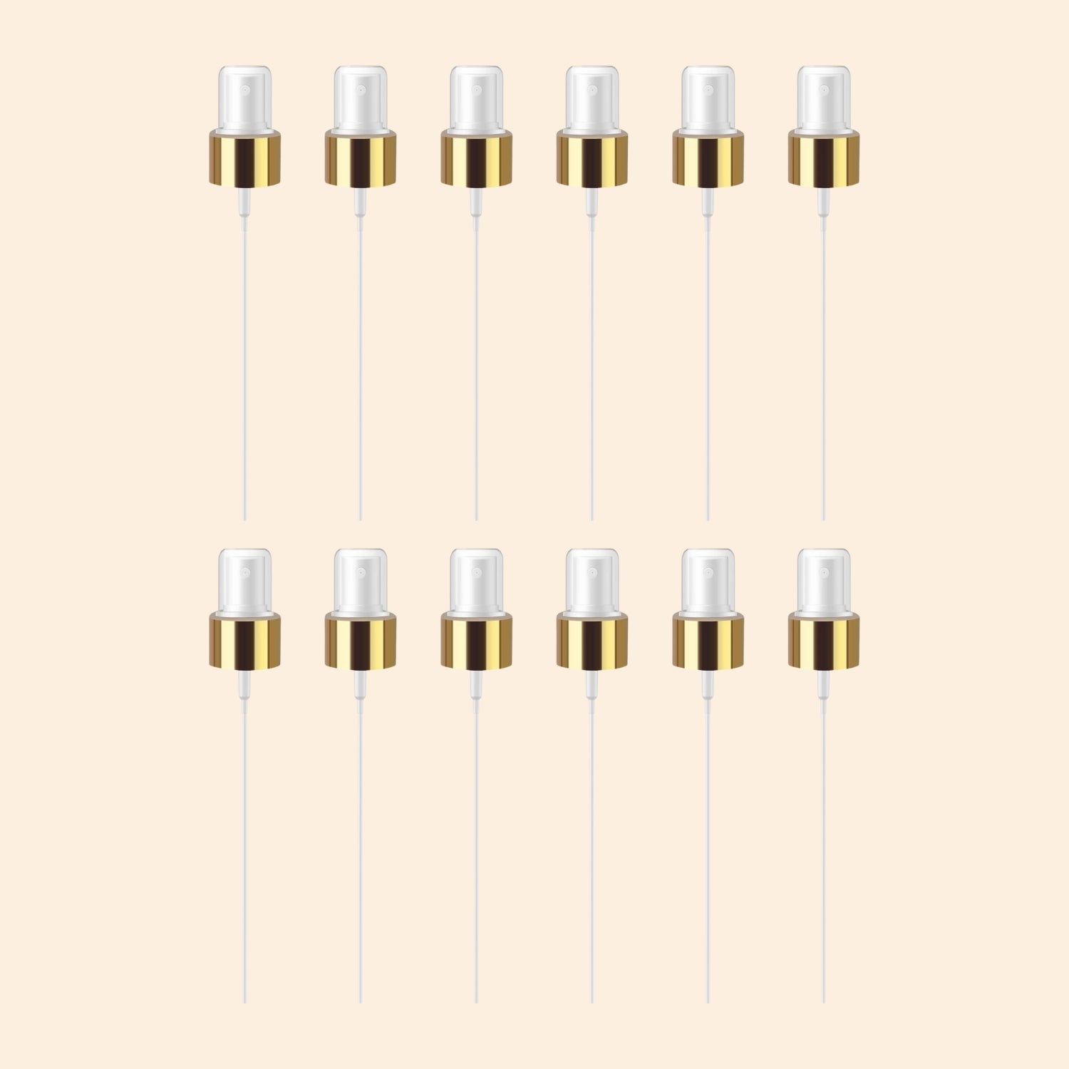 Gold Pump Dispenser â€“ 200ml