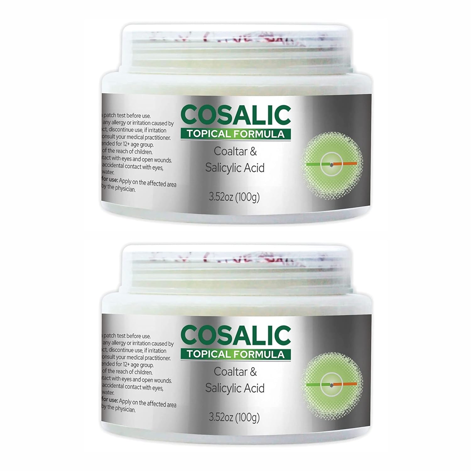 Salve Psoriasis Coal Tar Salicylic Acid 100gm (Pack of 2) - Treatment for Dry, Itchy Skin