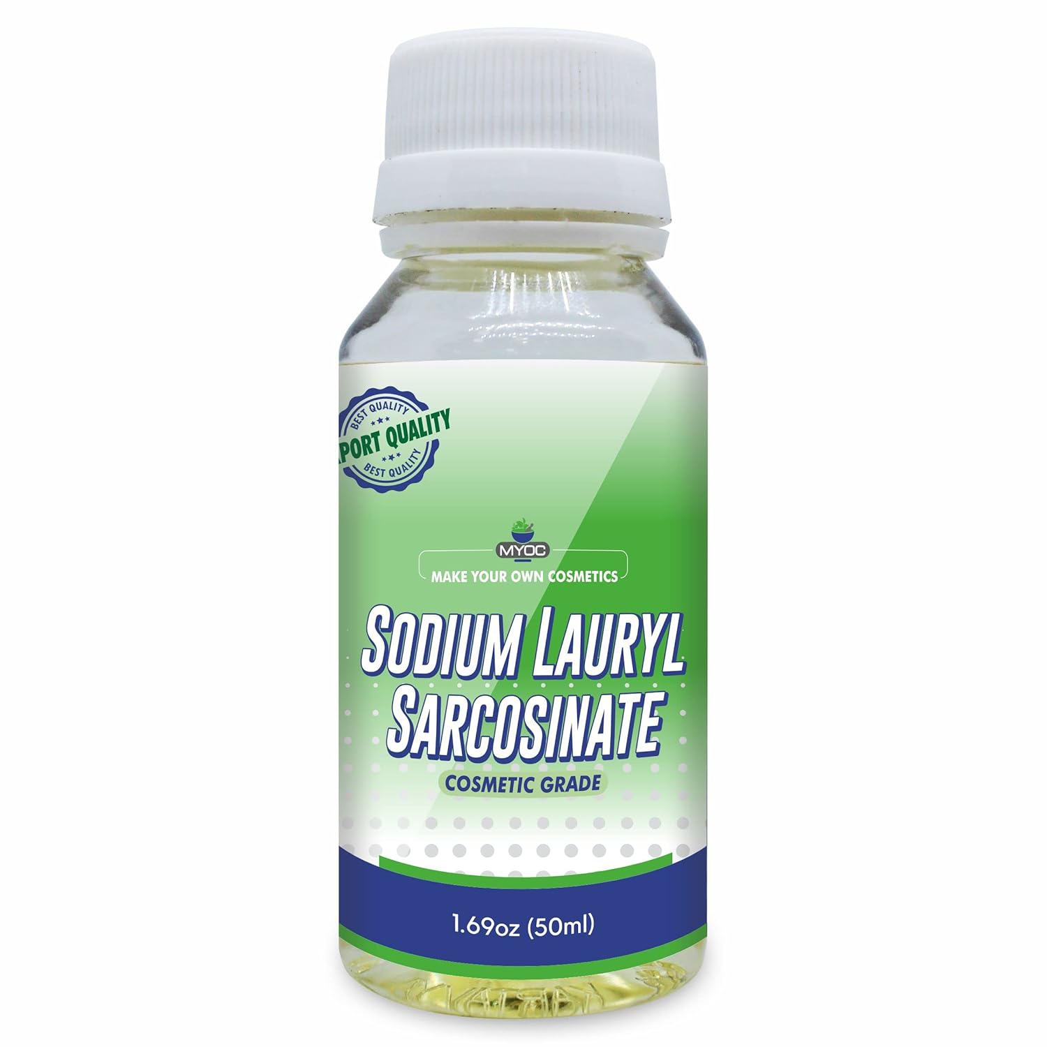 MYOC Sodium Lauryl Sarcosinate - 50 ml (1.69 fl. oz) | Liquid Sodium Lauryl Sarcosinate for Shampoo & Body Wash