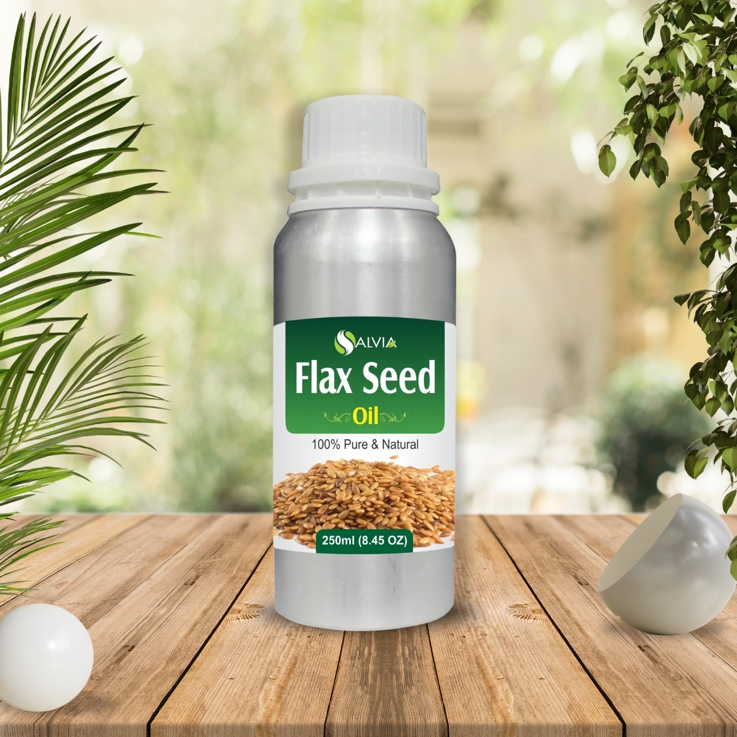 Flax Seed Oil (Linum Usitatissimum) Pure & Natural Carrier Oil