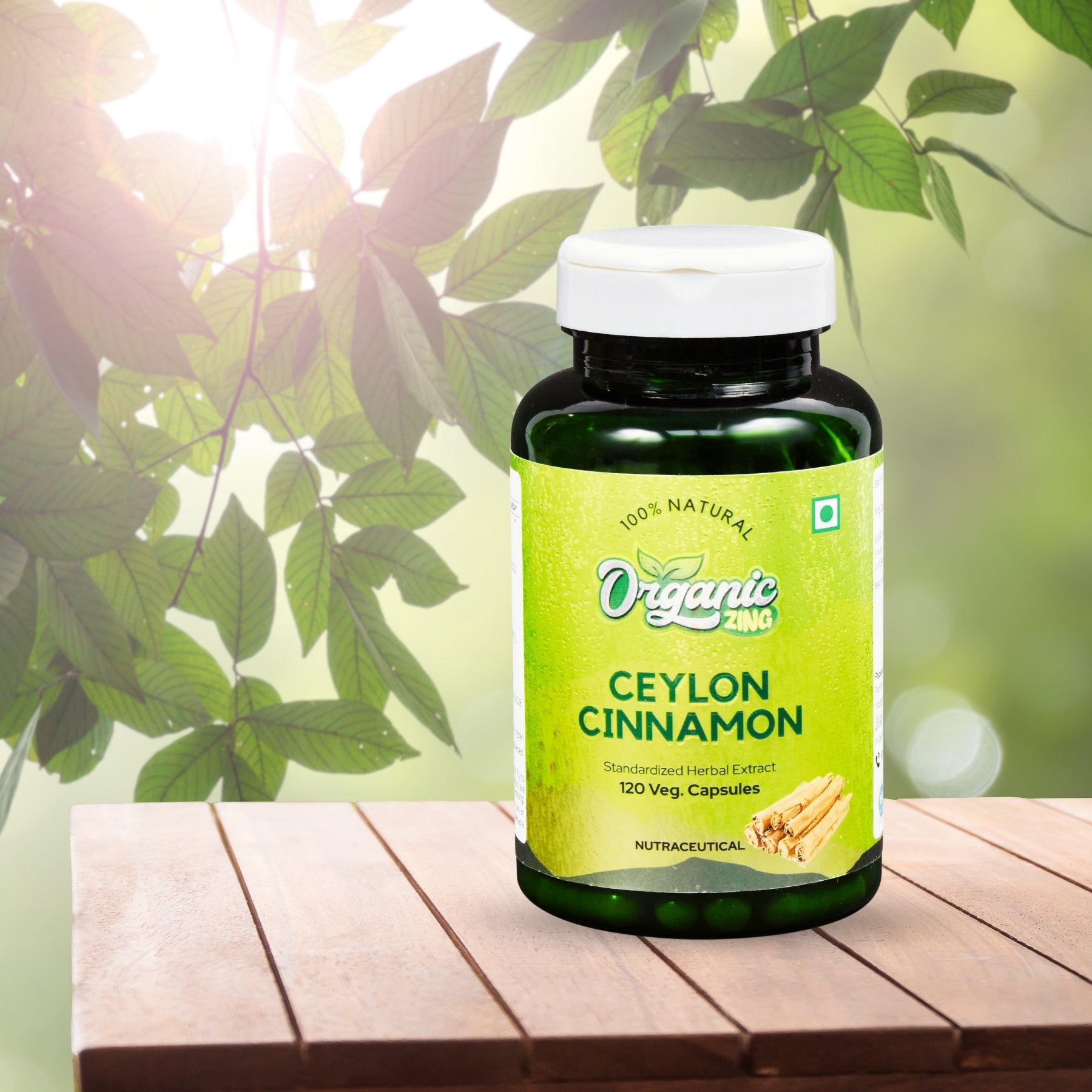 Ceylon Cinnamon Supplement- 120 Capsules
