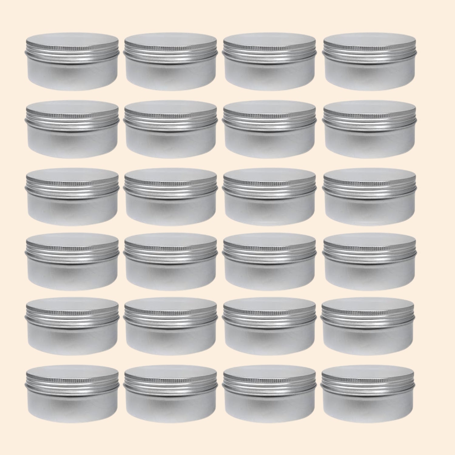 Refillable Aluminum Tin Jar- 100g