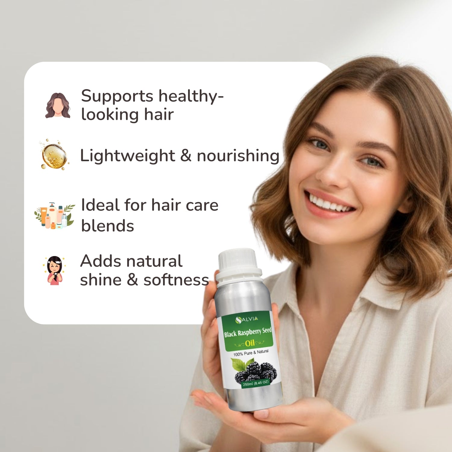 Black Raspberry Seed Oil for hair