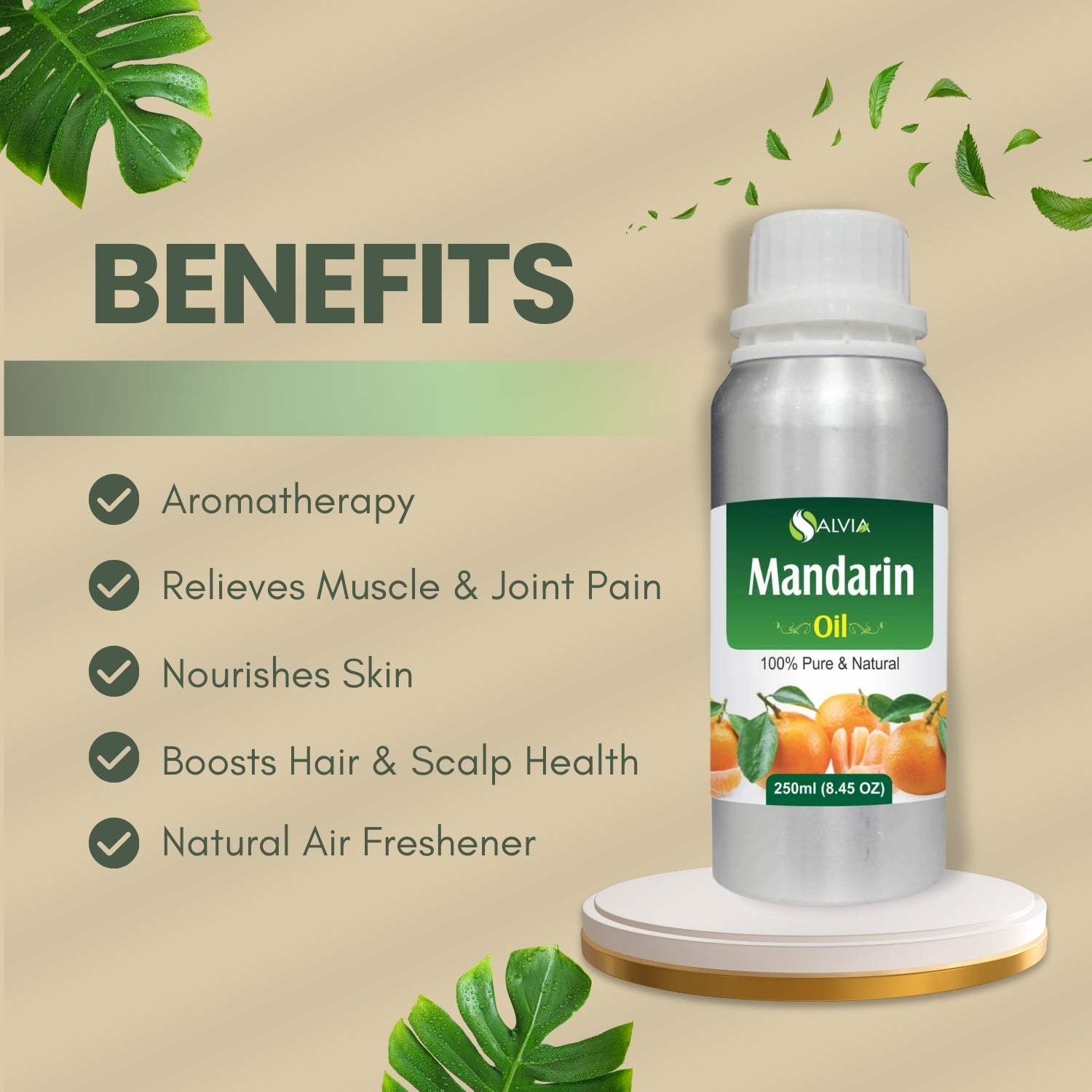 Mandarin Oil( Citrus Reticulata) 100% Natural Essential Oil