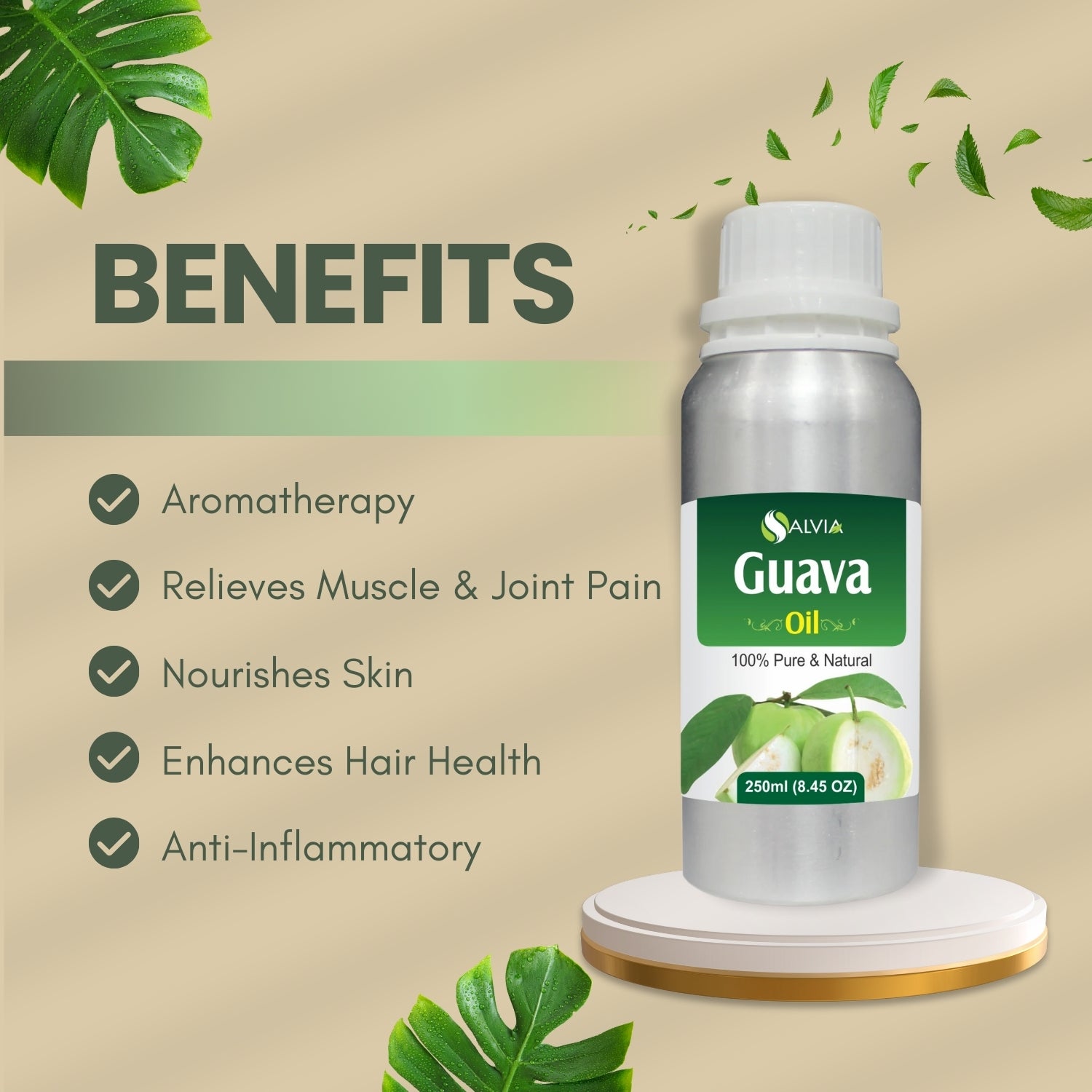 Guava Oil100% Natural Pure Carrier Oil