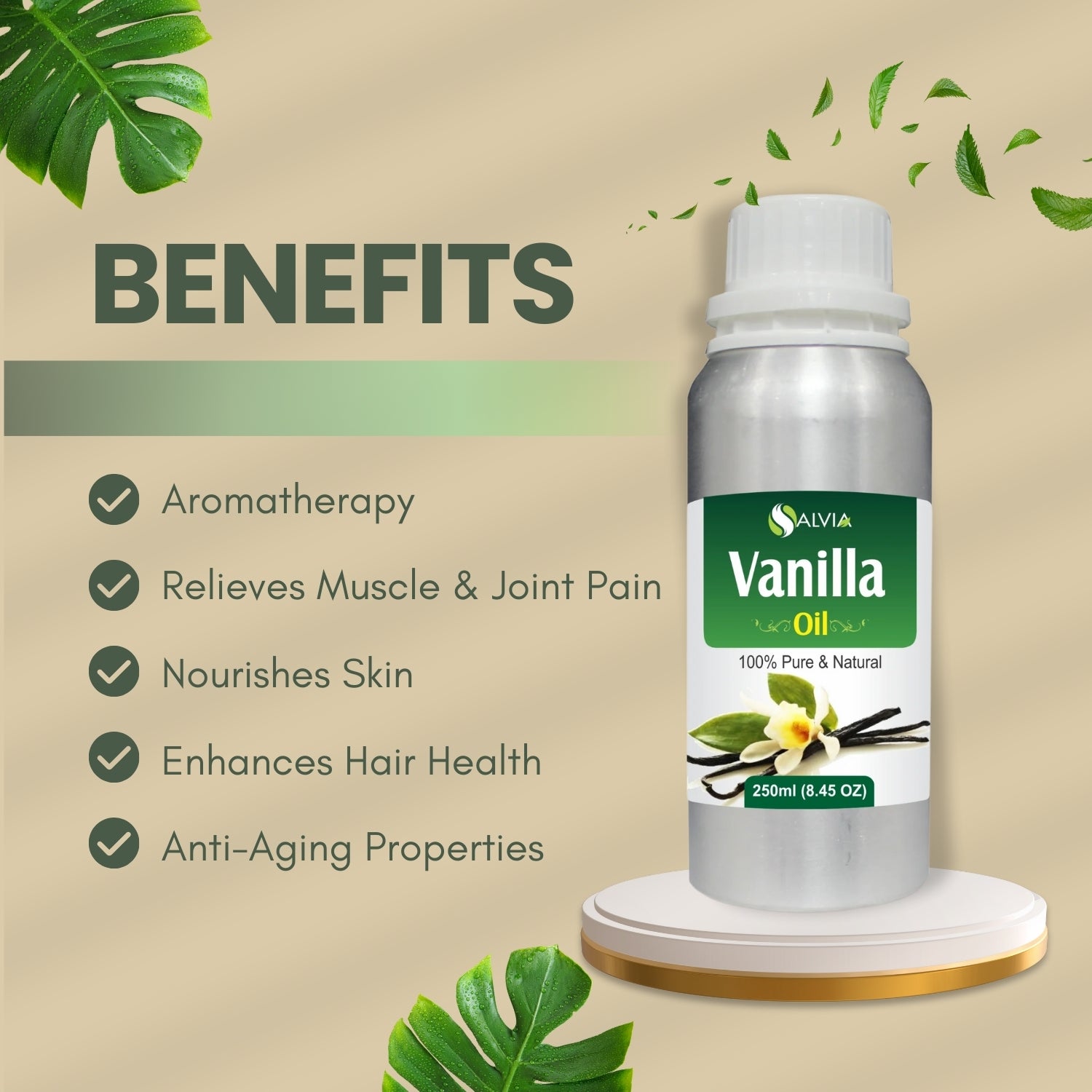 Vanilla Oil (Vanilla Planifolia) Pure & Undiluted oil