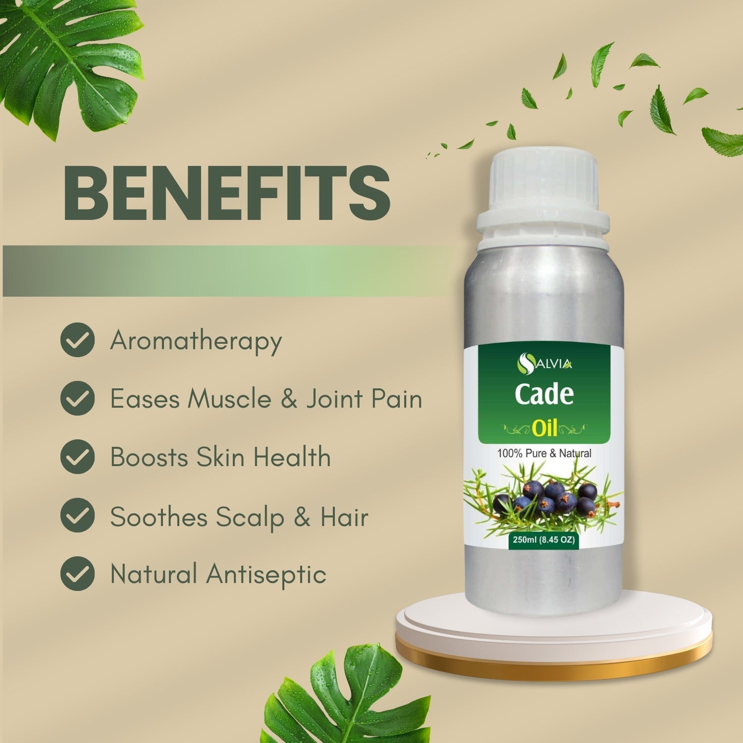 Cade Oil (Juniperus Oxycedrus) 100% Natural Pure Essential Oil