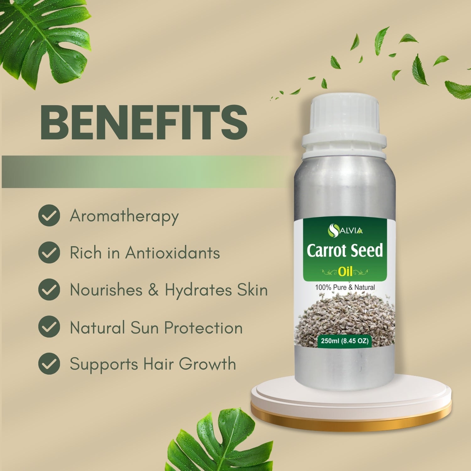 Carrot Seed Oil Pure and Natural Essential Oil
