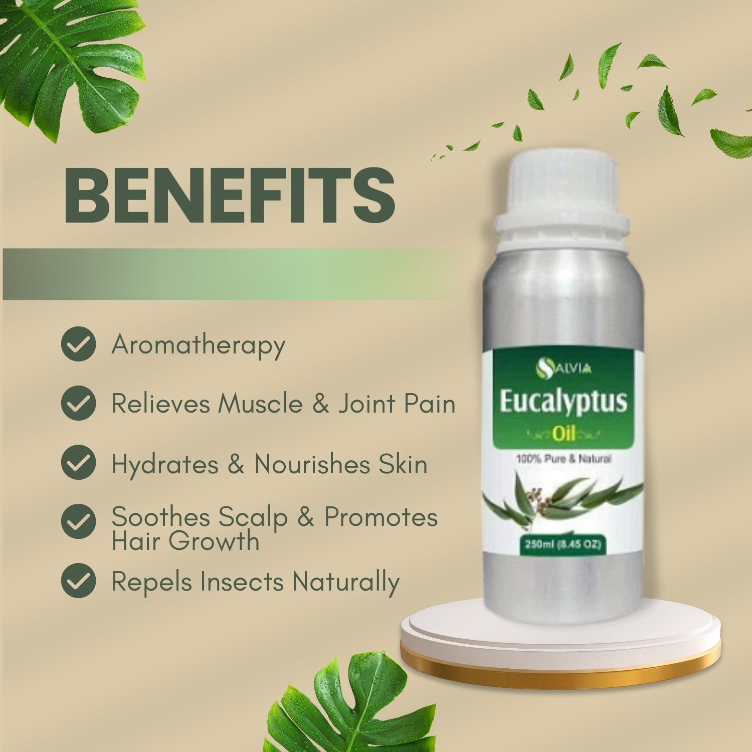 Eucalyptus Oil (Nilgiri Oil) Pure Essential Oil