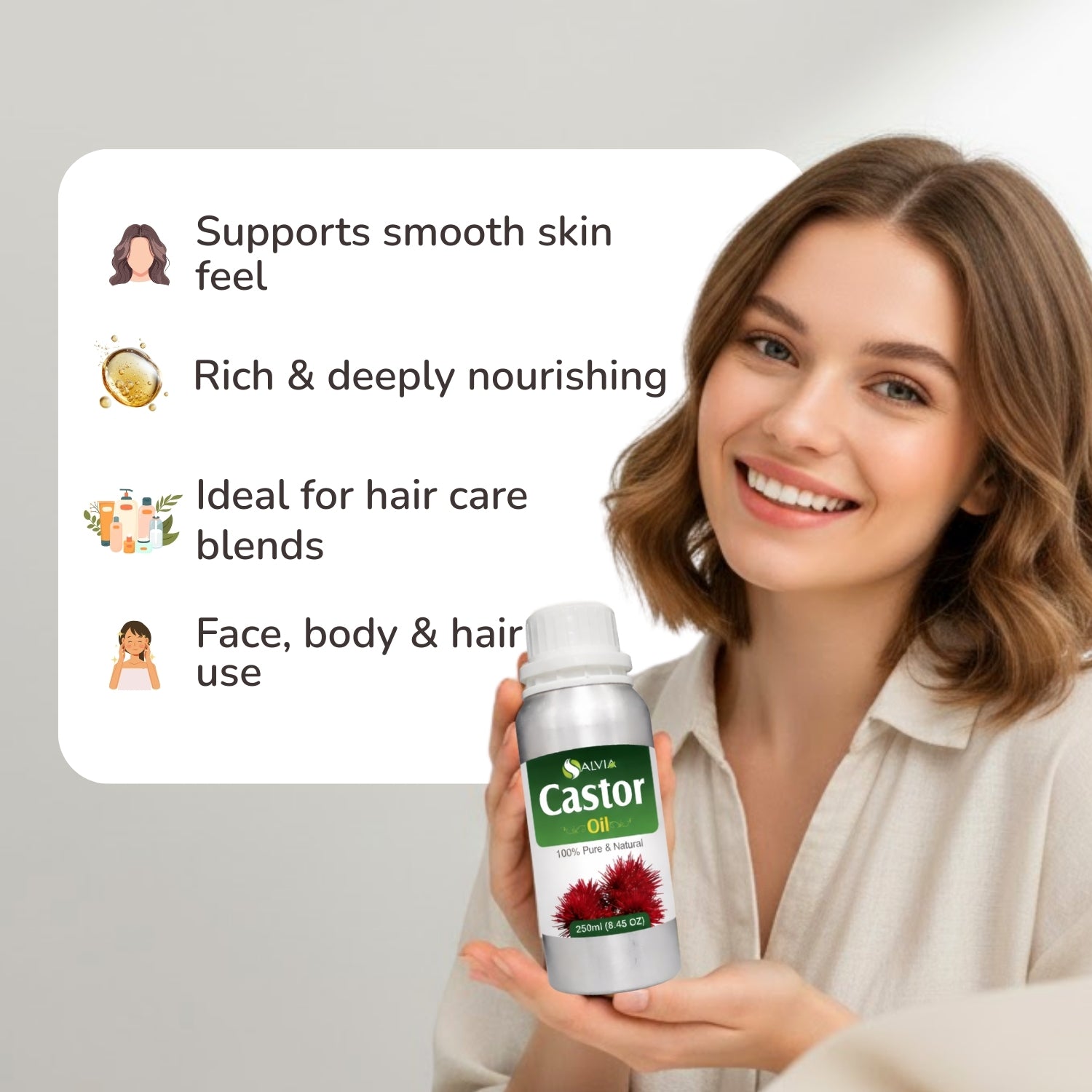 Castor Oil (Ricinus communis)