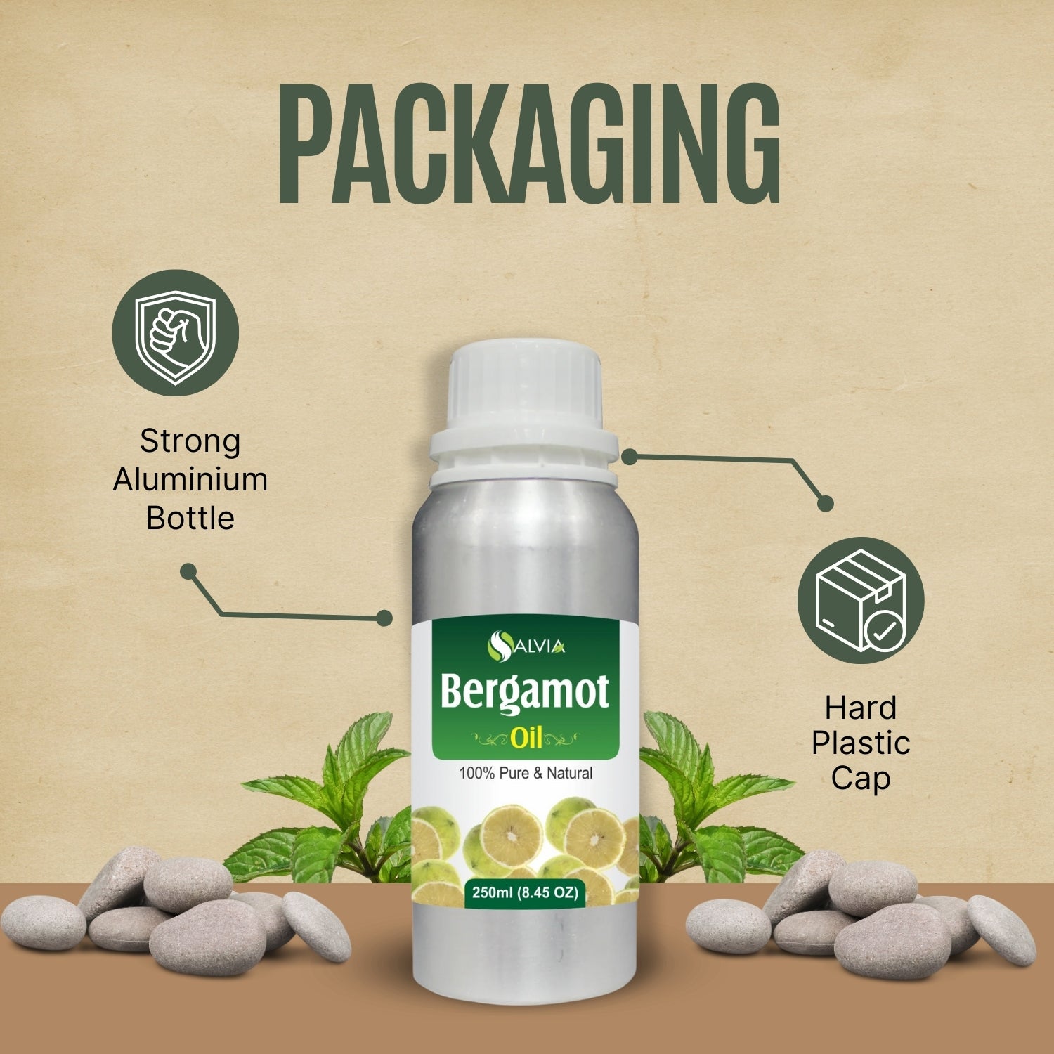 Bergamot Oil (Citrus Aurantium) 100% Natural Pure Essential Oil