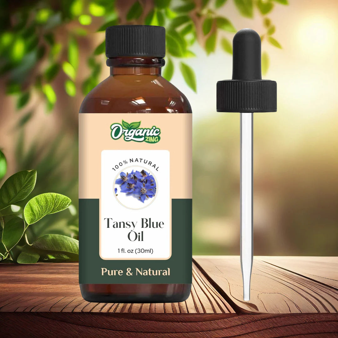 Organic Zing Tansy Blue (Tanacetum annuum) Oil - 1.01 oz