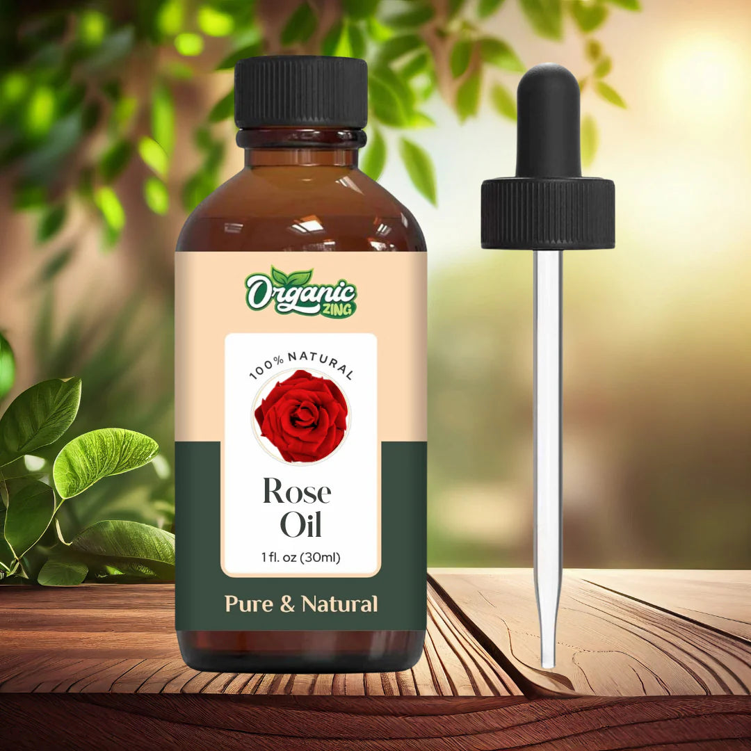 Organic Zing Rose (Rosa damascena) Oil -1.01 oz