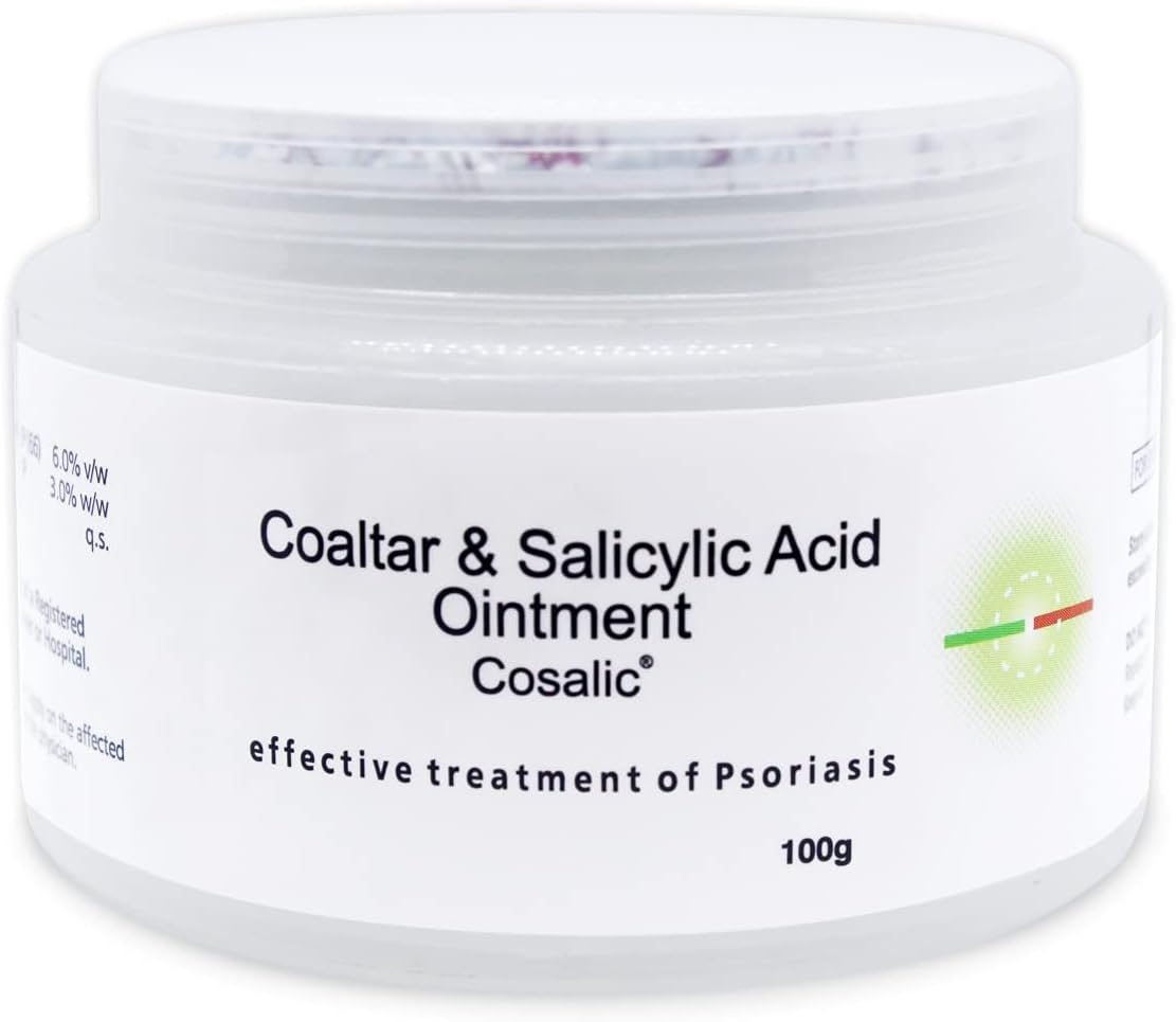 Psoriasis Coal Tar Salicylic Acid 100gm (3.52 oz) | Effective Relief for Dry, Itchy Skin