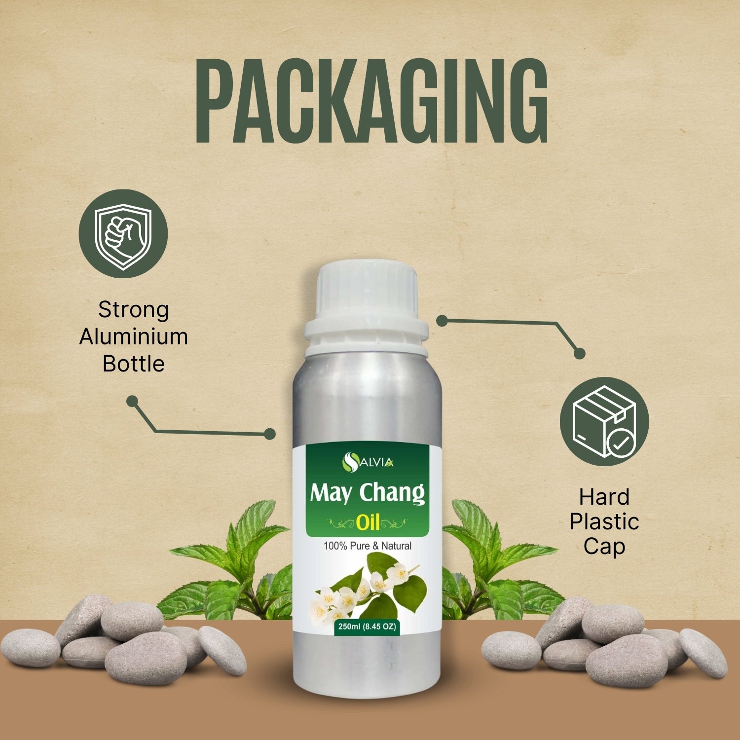 May Chang Oil (Litsea-Cubeba) Pure & Undiluted Essential Oil Refreshes Skin