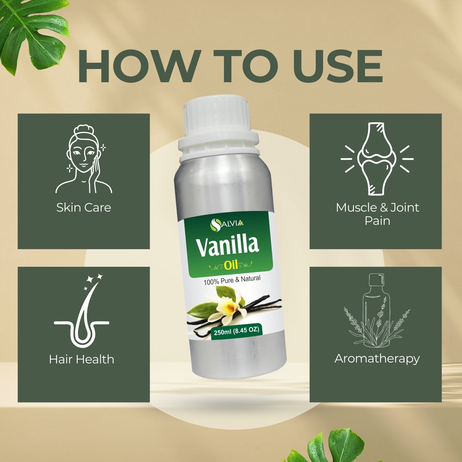 Vanilla Oil (Vanilla Planifolia) Pure & Undiluted oil