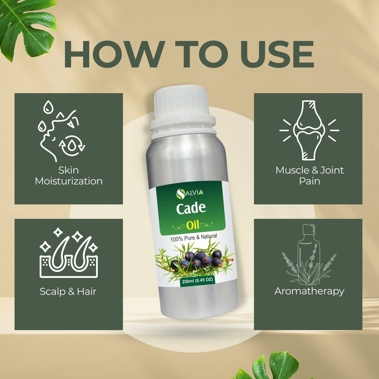 Cade Oil (Juniperus Oxycedrus) 100% Natural Pure Essential Oil