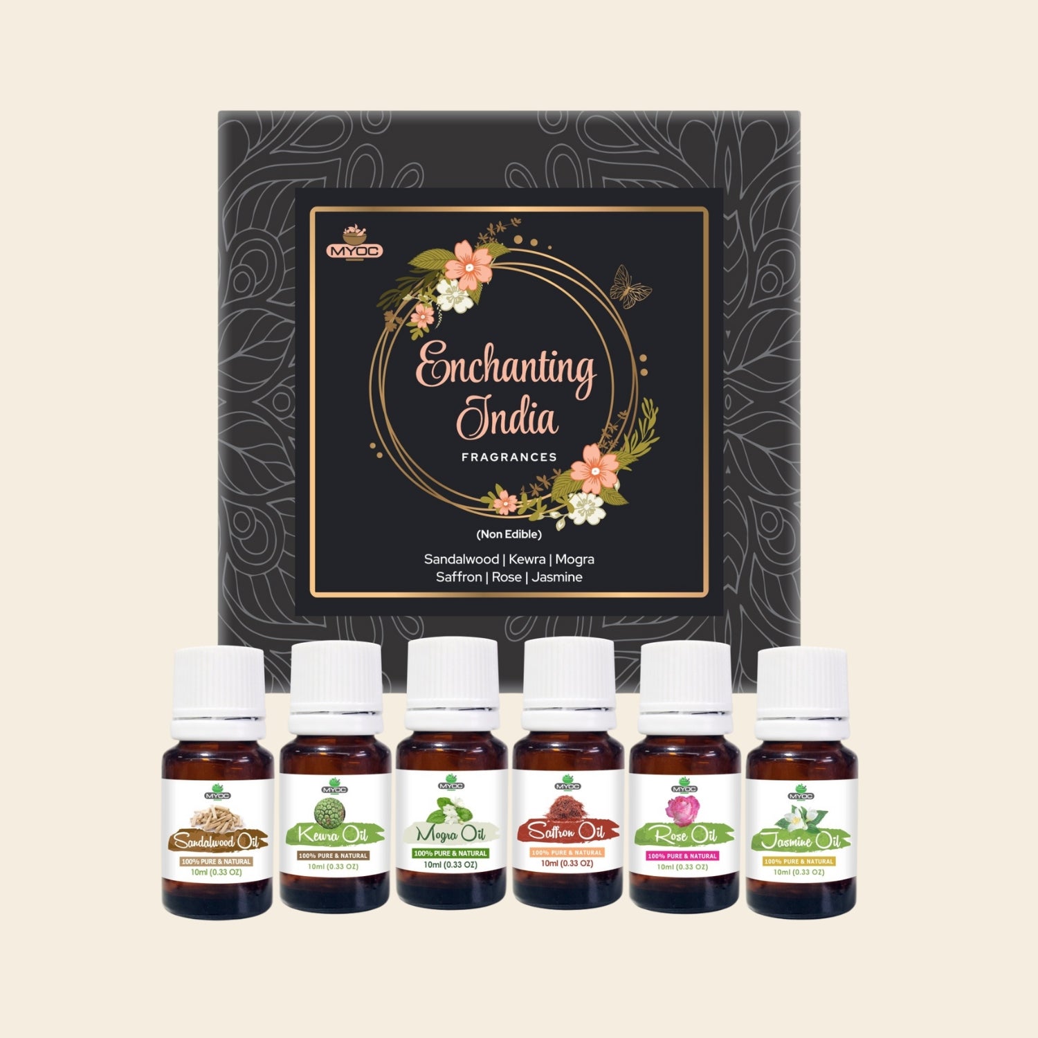 Enchanting India Fragrance Oil Gift Set