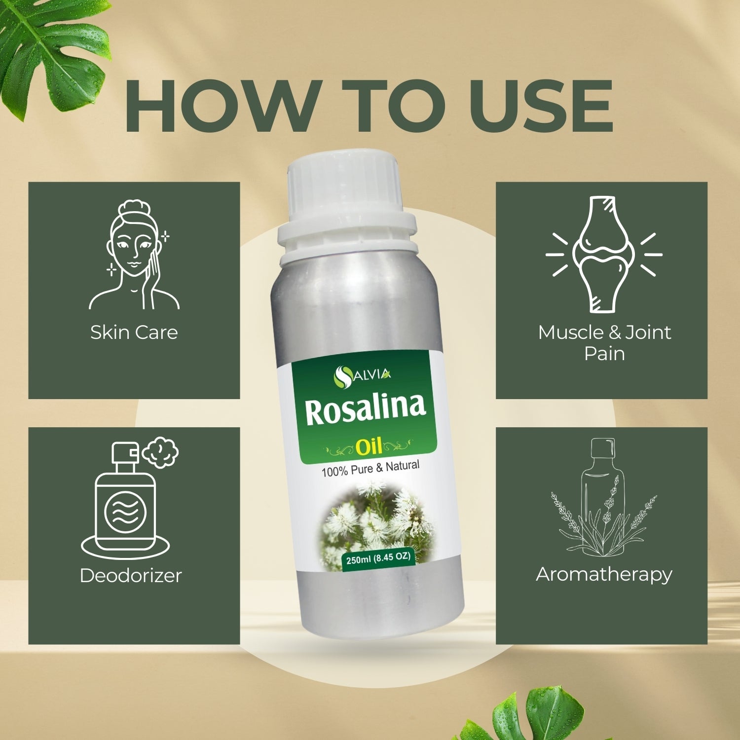 Rosalina Oil (Melaleuca Ericifolia) Natural Essential Oil