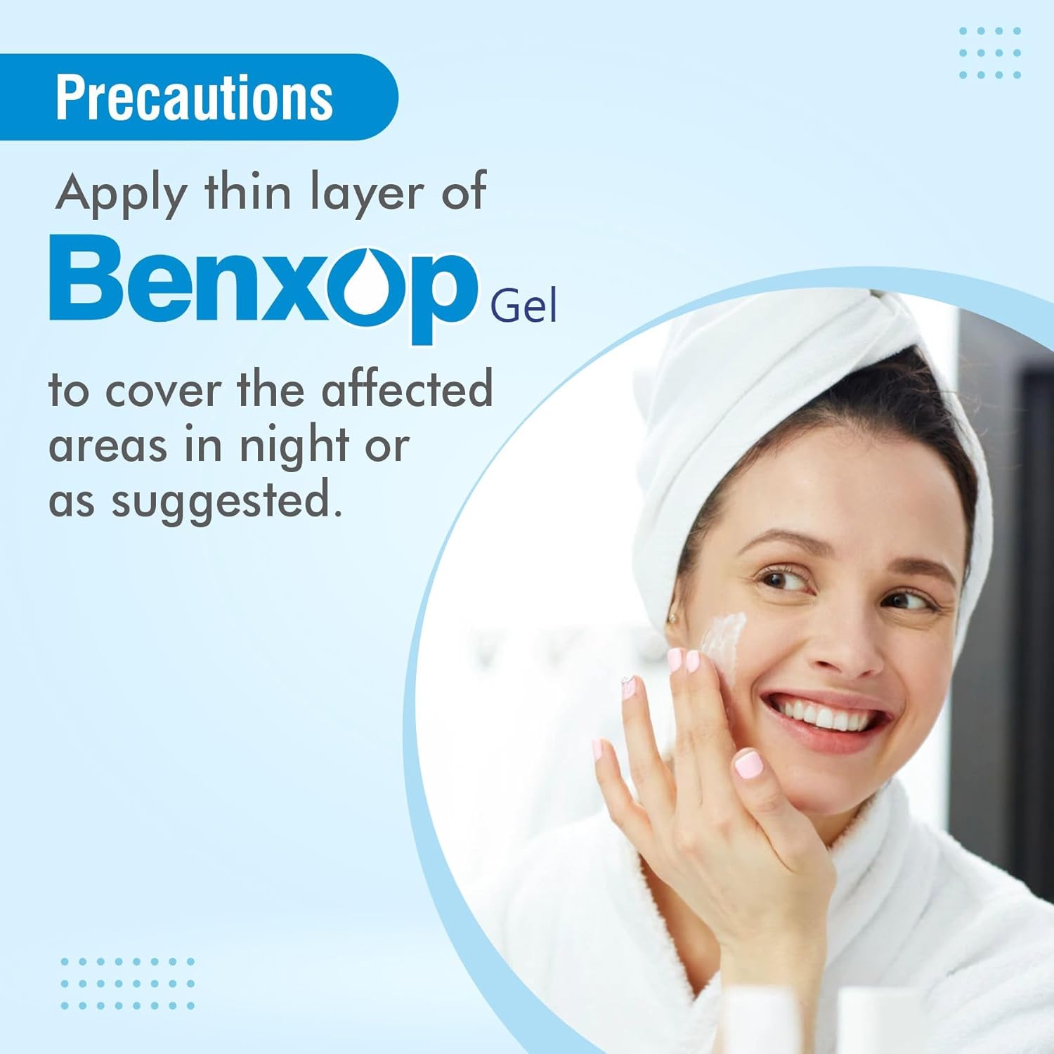 Salve Benxop Benzoyl Peroxide 5% Gel - 60 gm (2.11 Oz) | Powerful Acne Treatment for Pimples and Blemishes