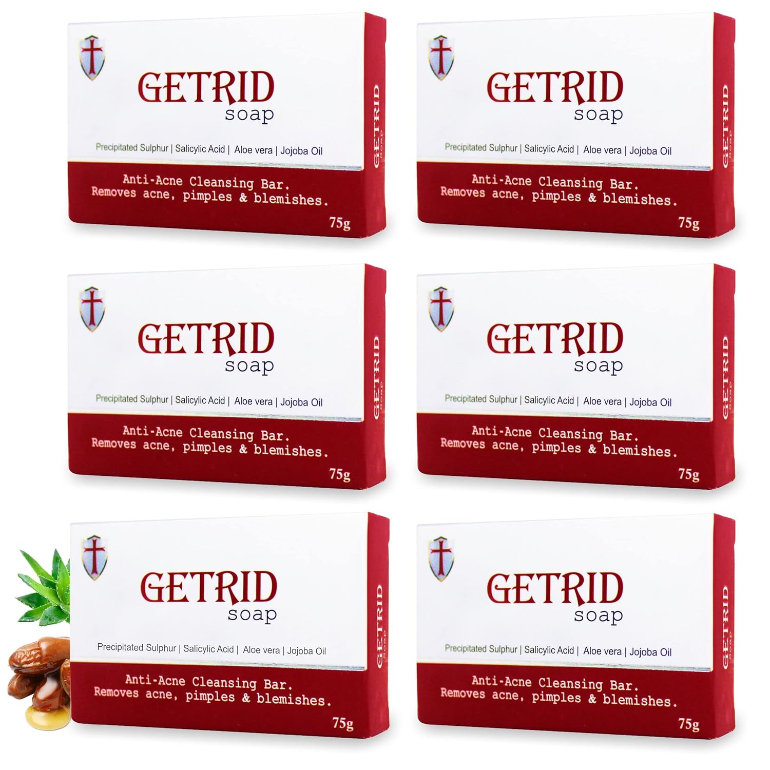 Getrid Soap - 6 Pack