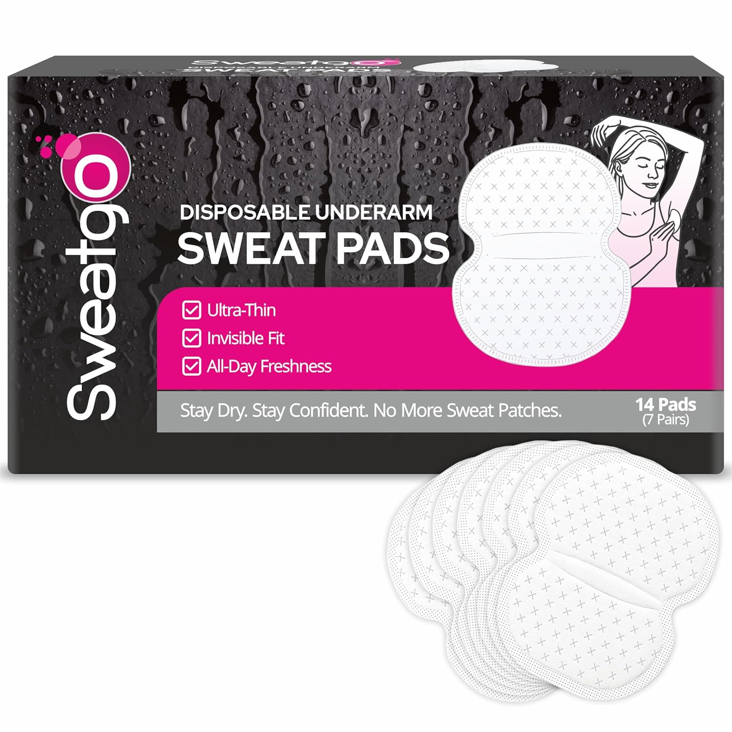 Sweatgo Sweat Pads