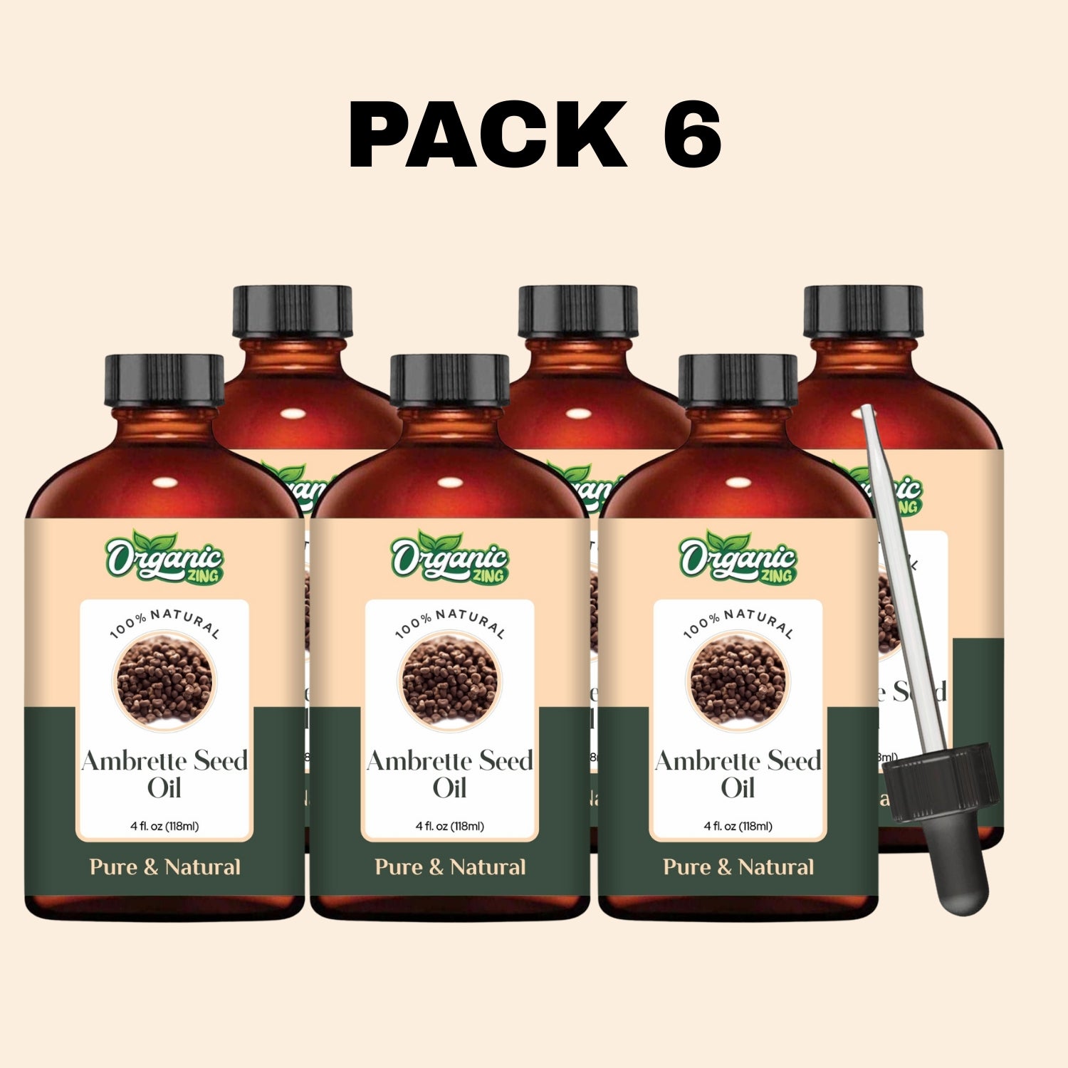 Ambrette Seed (Abelmoschus moschatus) Oil 118ml