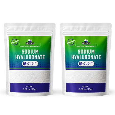 MYOC Sodium Hyaluronate Powder, Deep Hydration, Moisture Binding, Plumping Effect, Anti-Aging