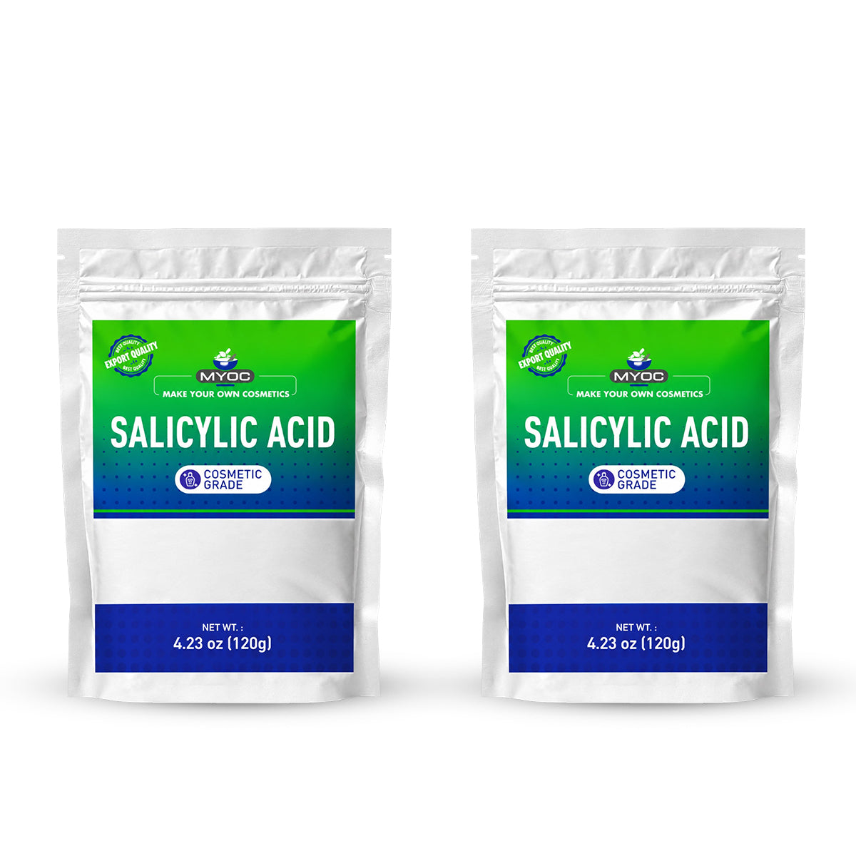 MYOC Salicylic Acid Powder, BHA Exfoliant, Acne Control, Pore Clarifying, Cosmetic Grade