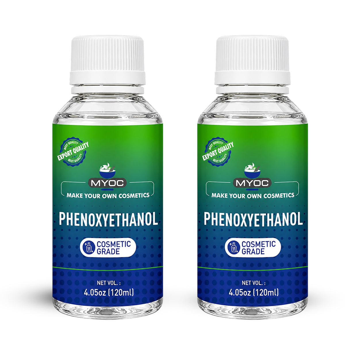 MYOC Phenoxyethanol Liquid, Broad Spectrum Preservative, Formulation Stabilizer, Cosmetic Grade, Paraben-Free