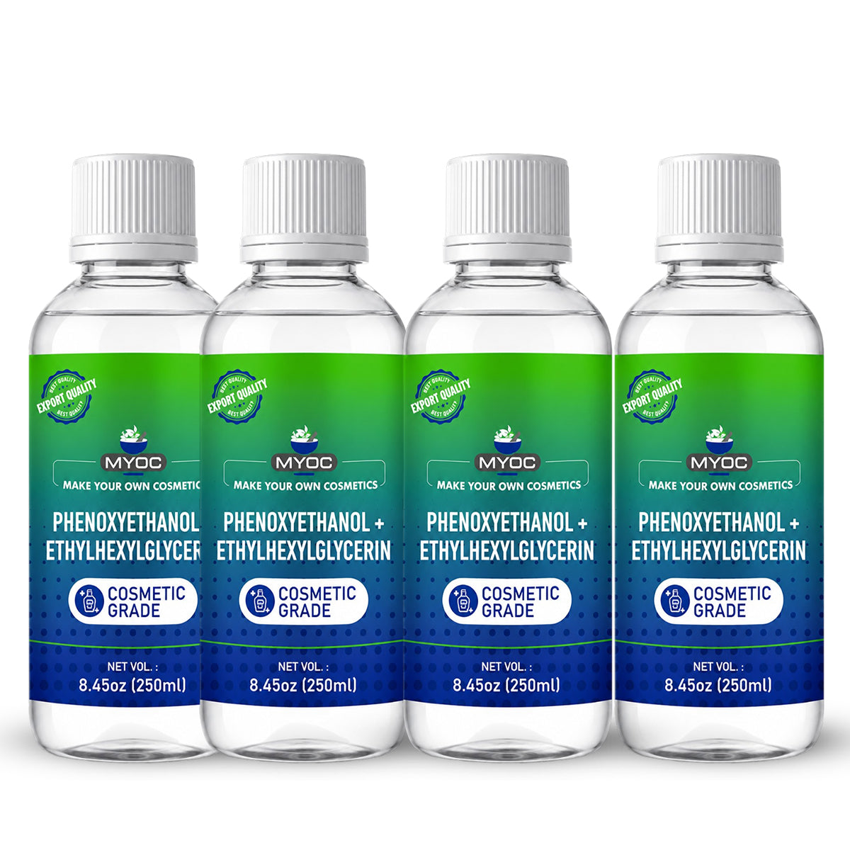 MYOC Phenoxyethanol & Ethylhexylglycerin, Broad Spectrum Preservative Blend, Booster Support, Formulation Protector