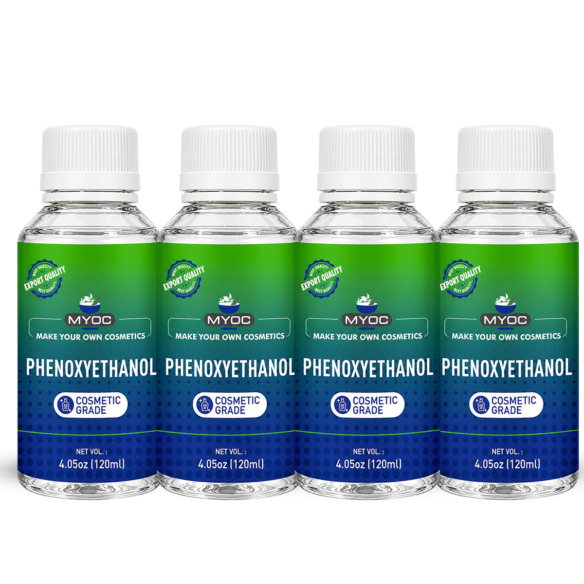 MYOC Phenoxyethanol Liquid, Broad Spectrum Preservative, Formulation Stabilizer, Cosmetic Grade, Paraben-Free