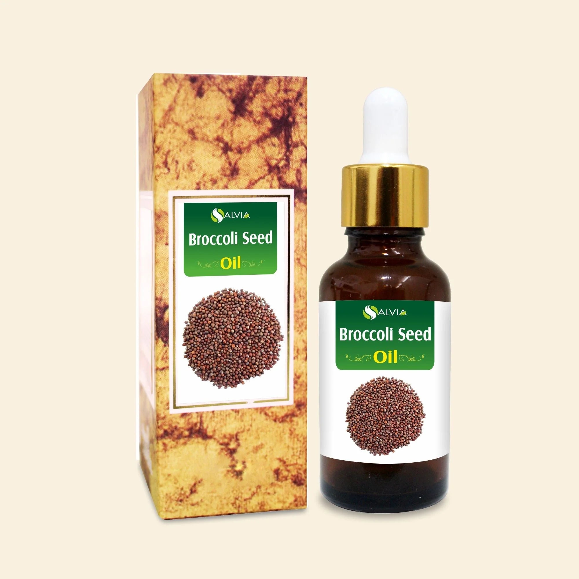 Broccoli Seed Oil (Brassica-Oleracea) Pure Natural Carrier Oil For Skin & hair
