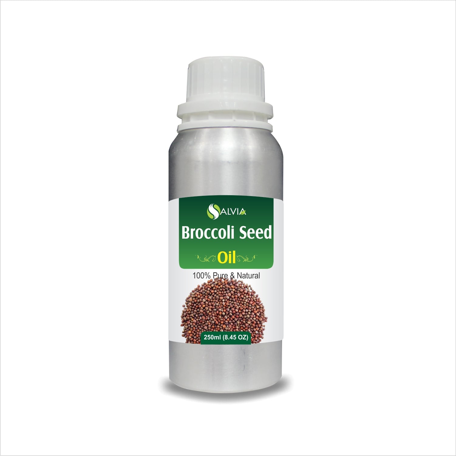 Broccoli Seed Oil (Brassica-Oleracea) Pure Natural Carrier Oil For Skin & hair