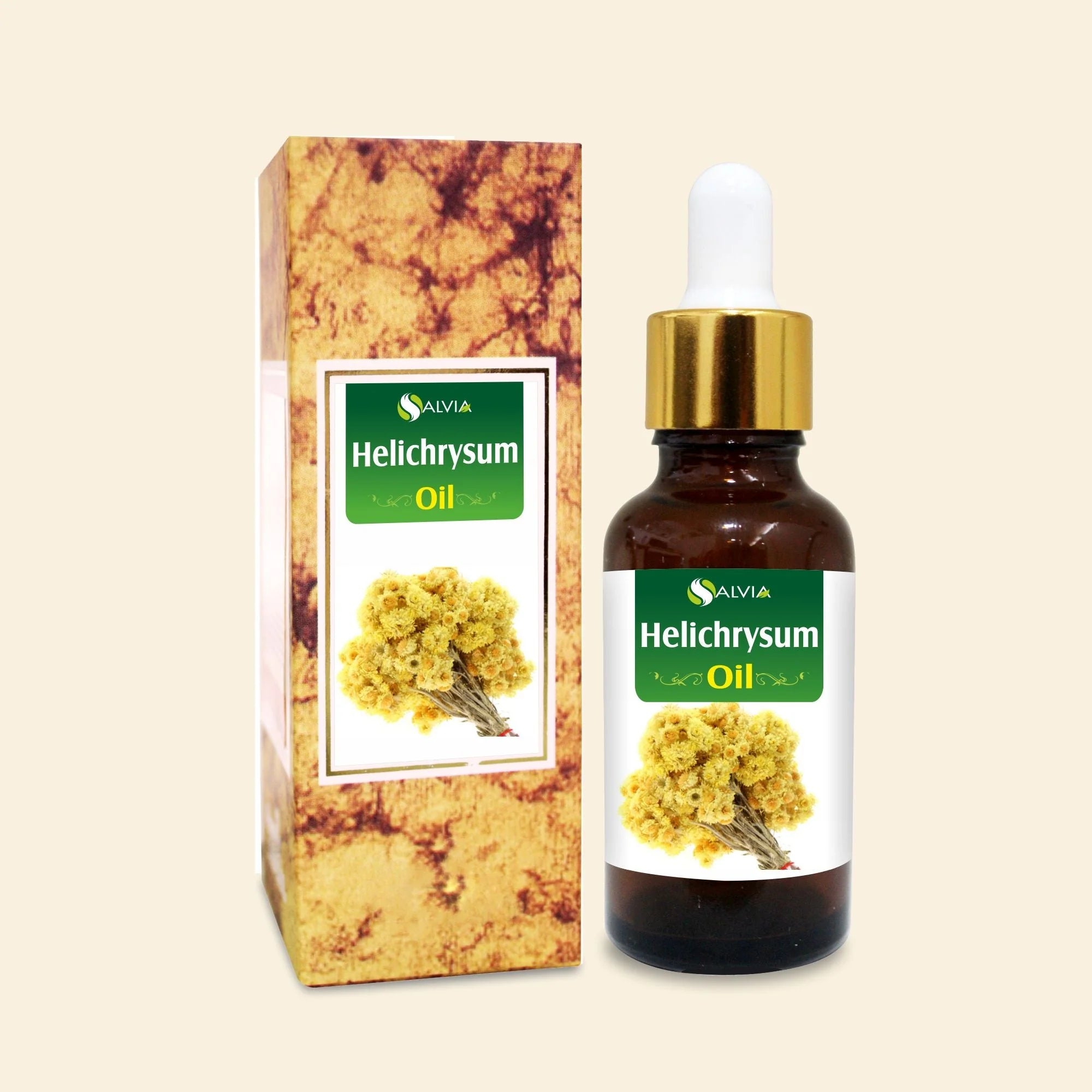 Helichrysum Oil (Helichrysum Italicum) Natural and Pure Essential Oil
