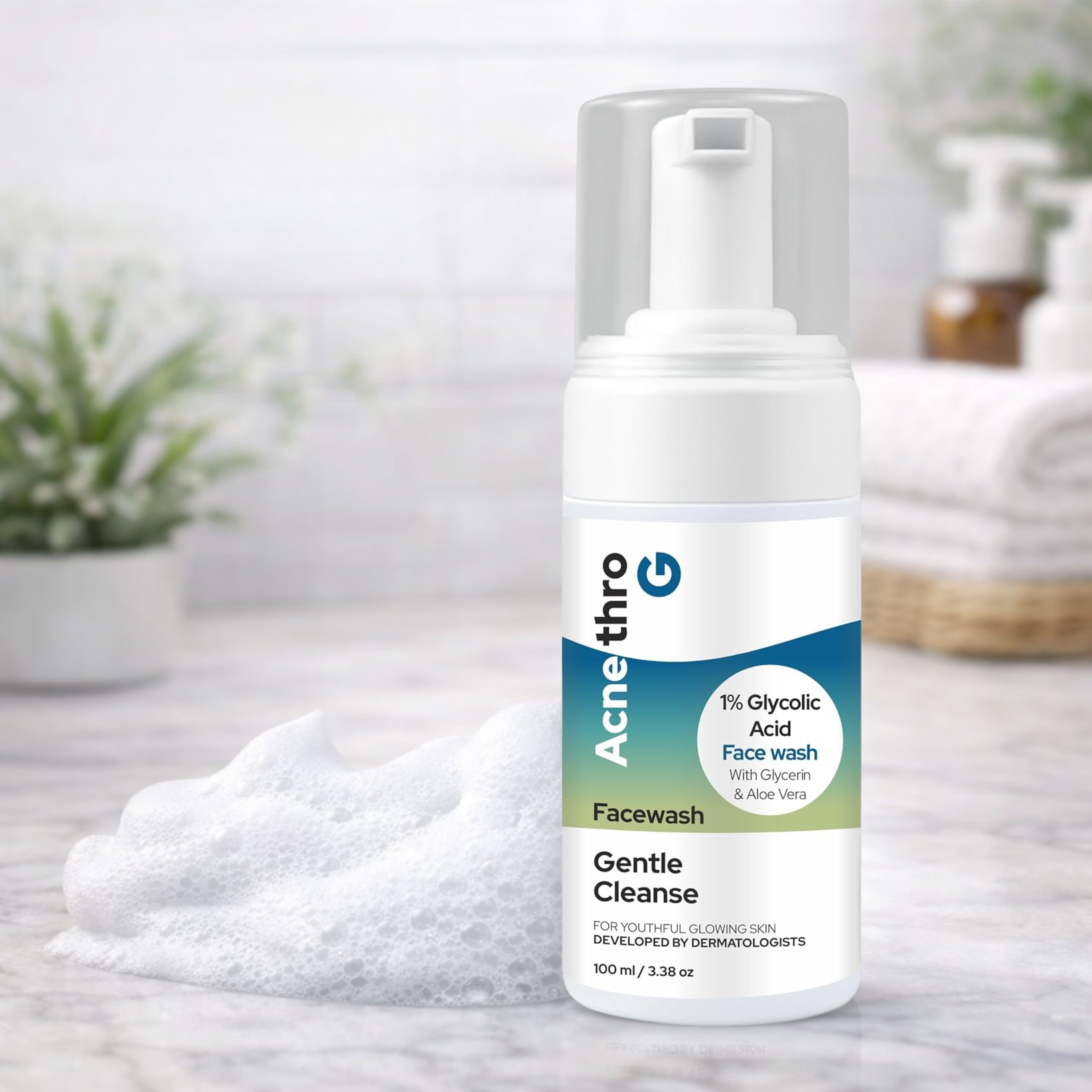 Glycolic acid Foaming Face Wash pack of 6