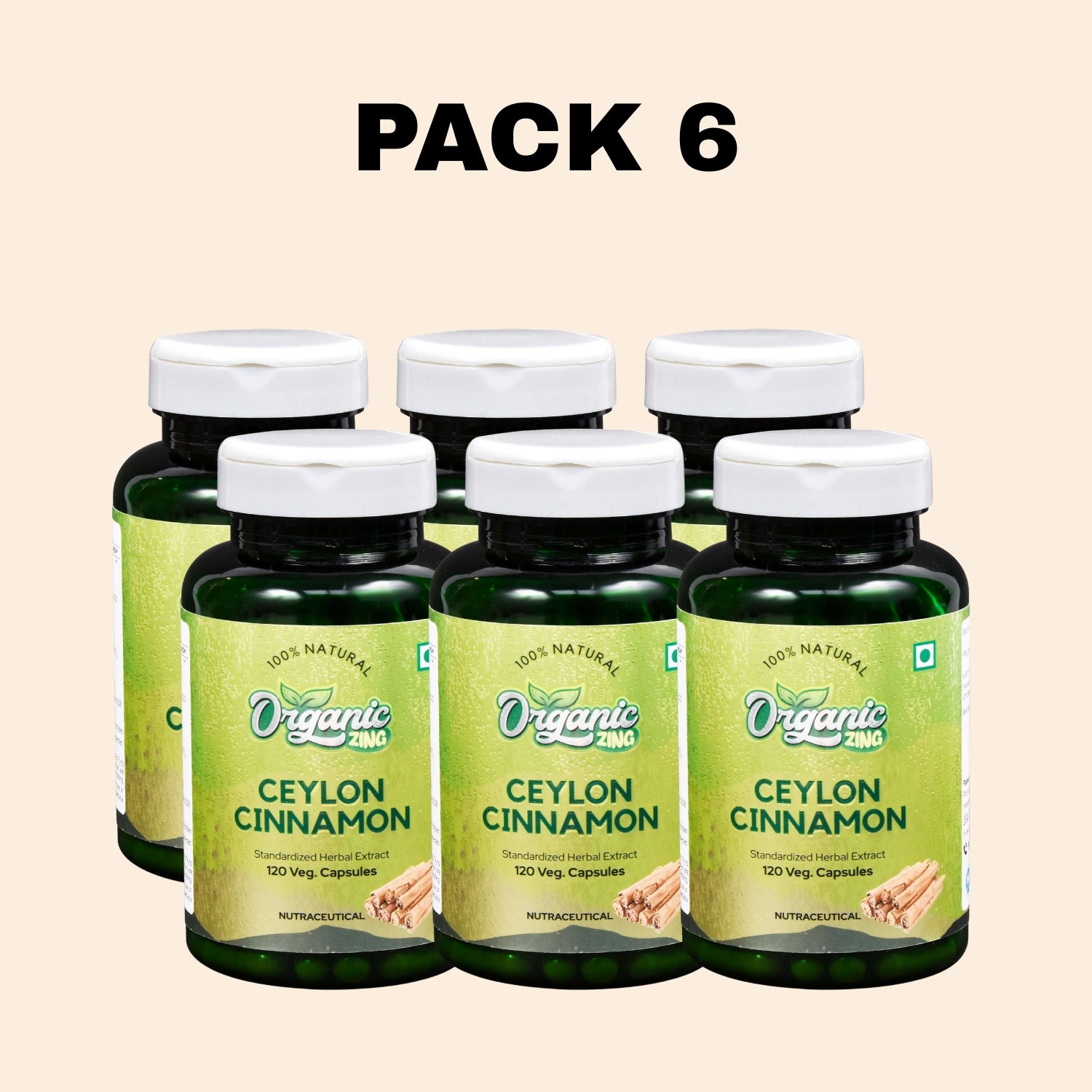 Ceylon Cinnamon Supplement- 120 Capsules