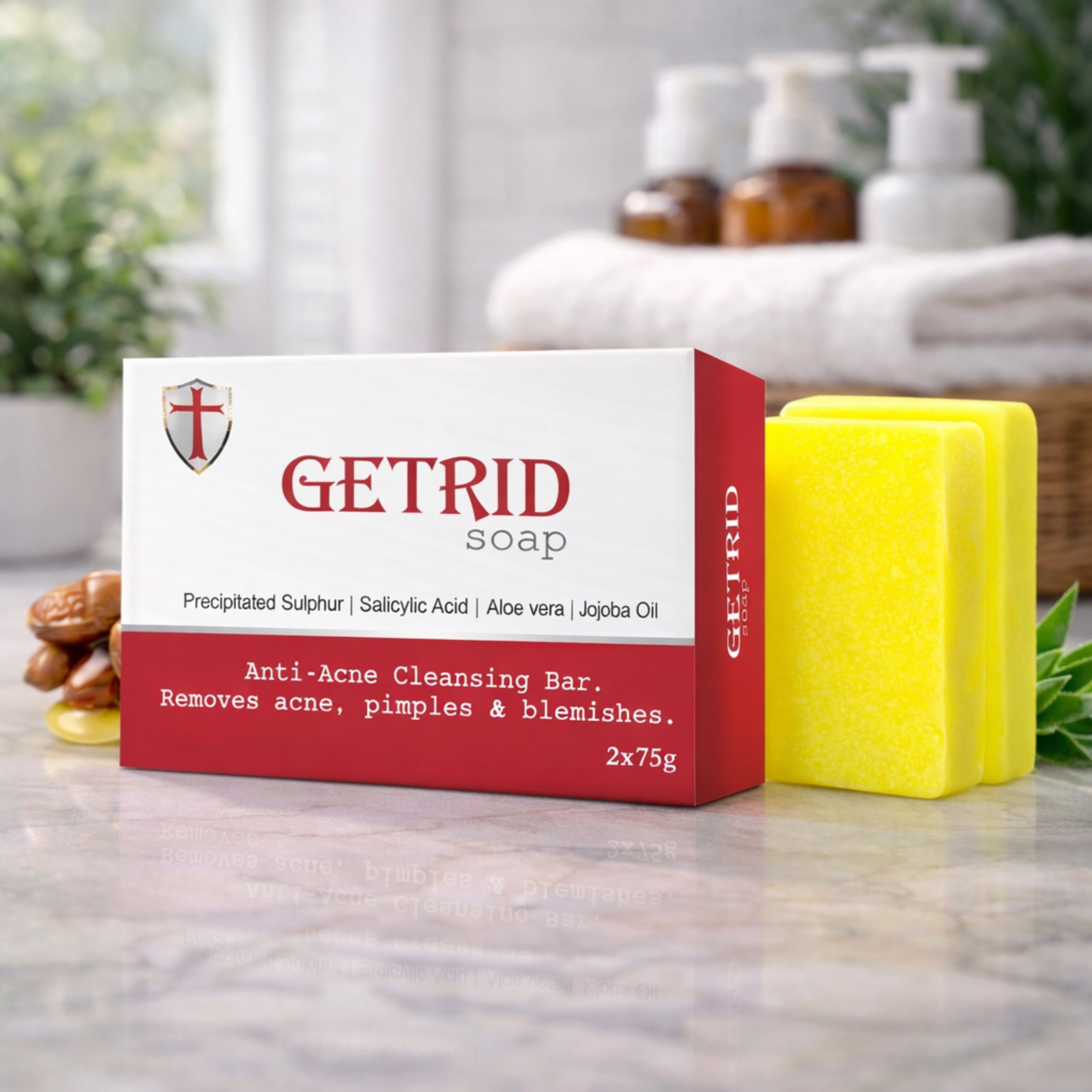 Sulfur and Salicyclic acid clarifying and exfoliating soap 6 Pack 2.64oz