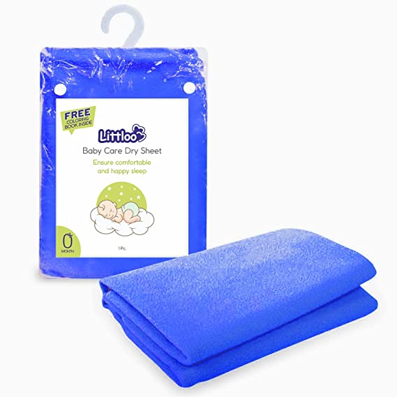 Littloo Littloo Blue Littloo Baby Dry Sheet