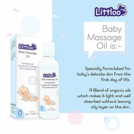 Littloo Littloo Littloo Baby Massage Oil 200Ml