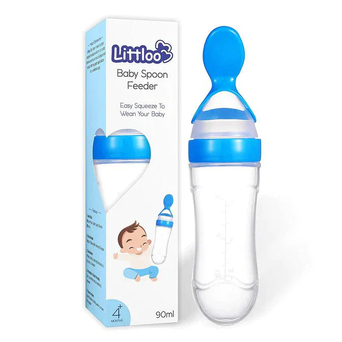 Littloo Littloo Littloo Baby Spoon Feeder (Silicone)