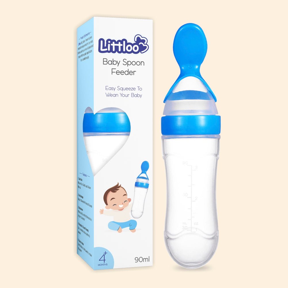 Littloo Littloo Littloo Baby Spoon Feeder (Silicone)