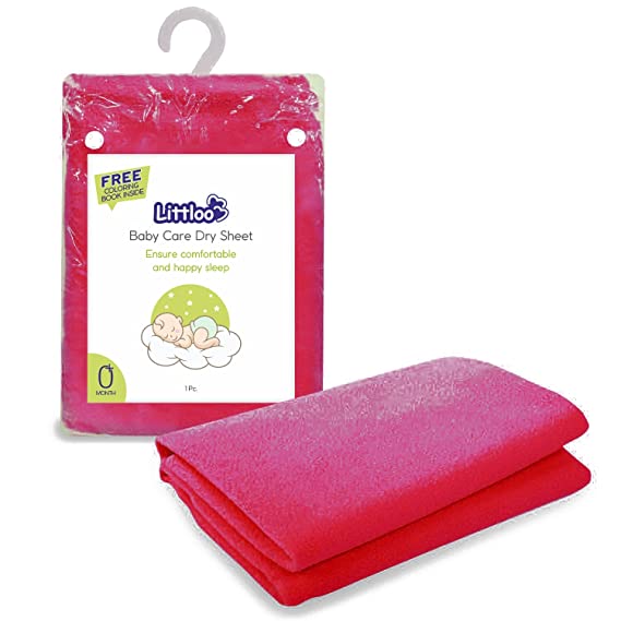 Littloo Littloo Red Littloo Baby Dry Sheet