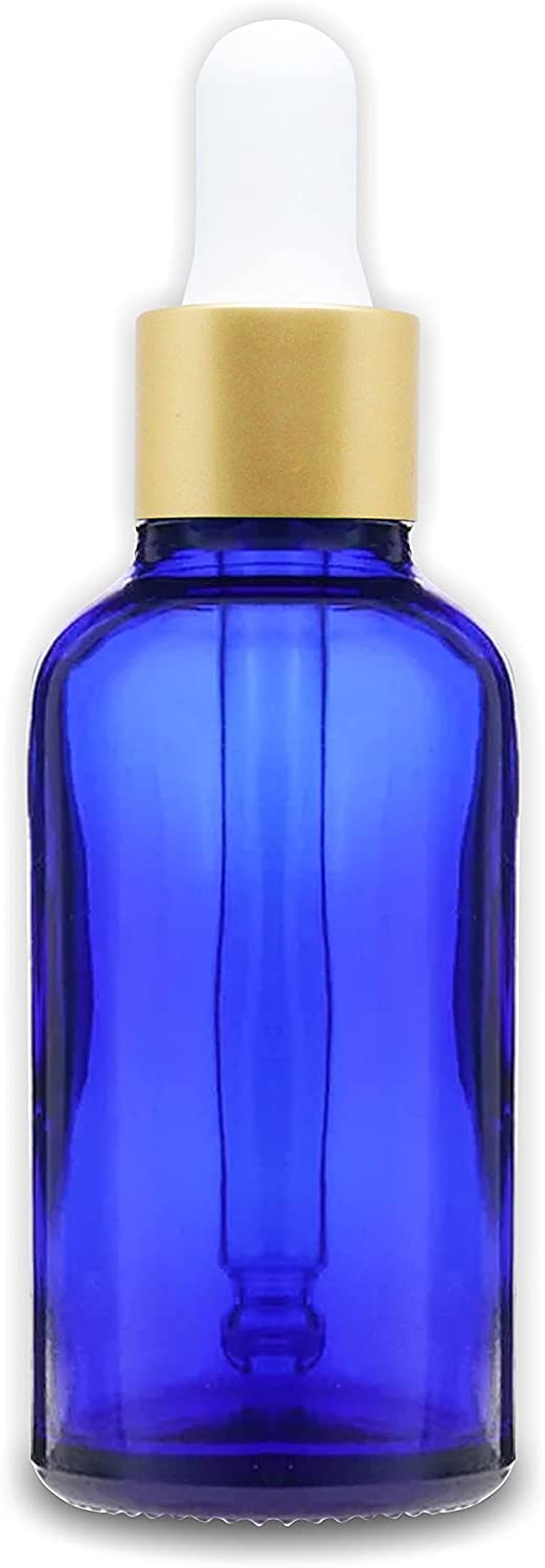 Salvia Cosmetic Jar,Cosmetic Jar Amber Blue Color Bottles 30ml