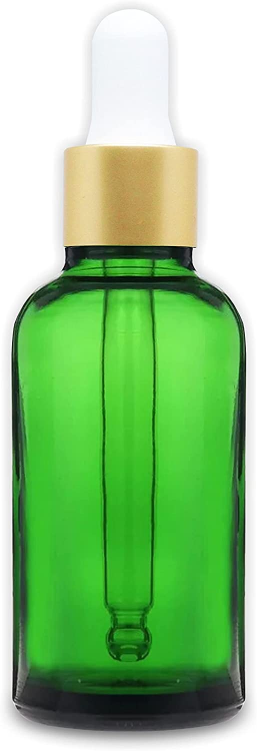 Salvia Cosmetic Jar,Cosmetic Jar Amber Green Color Bottles 30ml