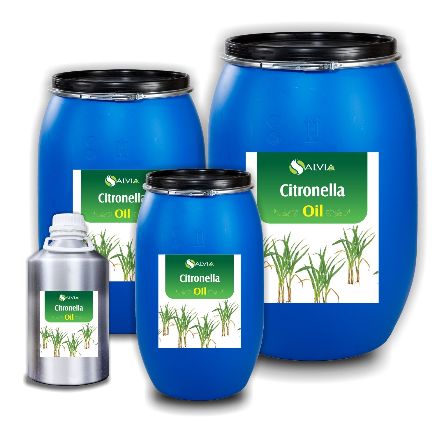 Salvia Natural Essential Oils 5000ml Citronella Oil (Cymbopogon) 100% Natural Pure Essential Oil For Insect & Mosquito Repellent, Heals Wounds, Controls Muscle Spasms